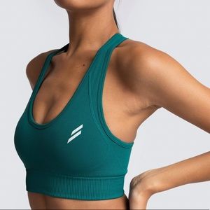 NWT Hyperflex DOYOUEVEN Sports Bra Forest Green